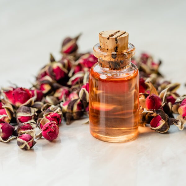 Rose buds and rose oil